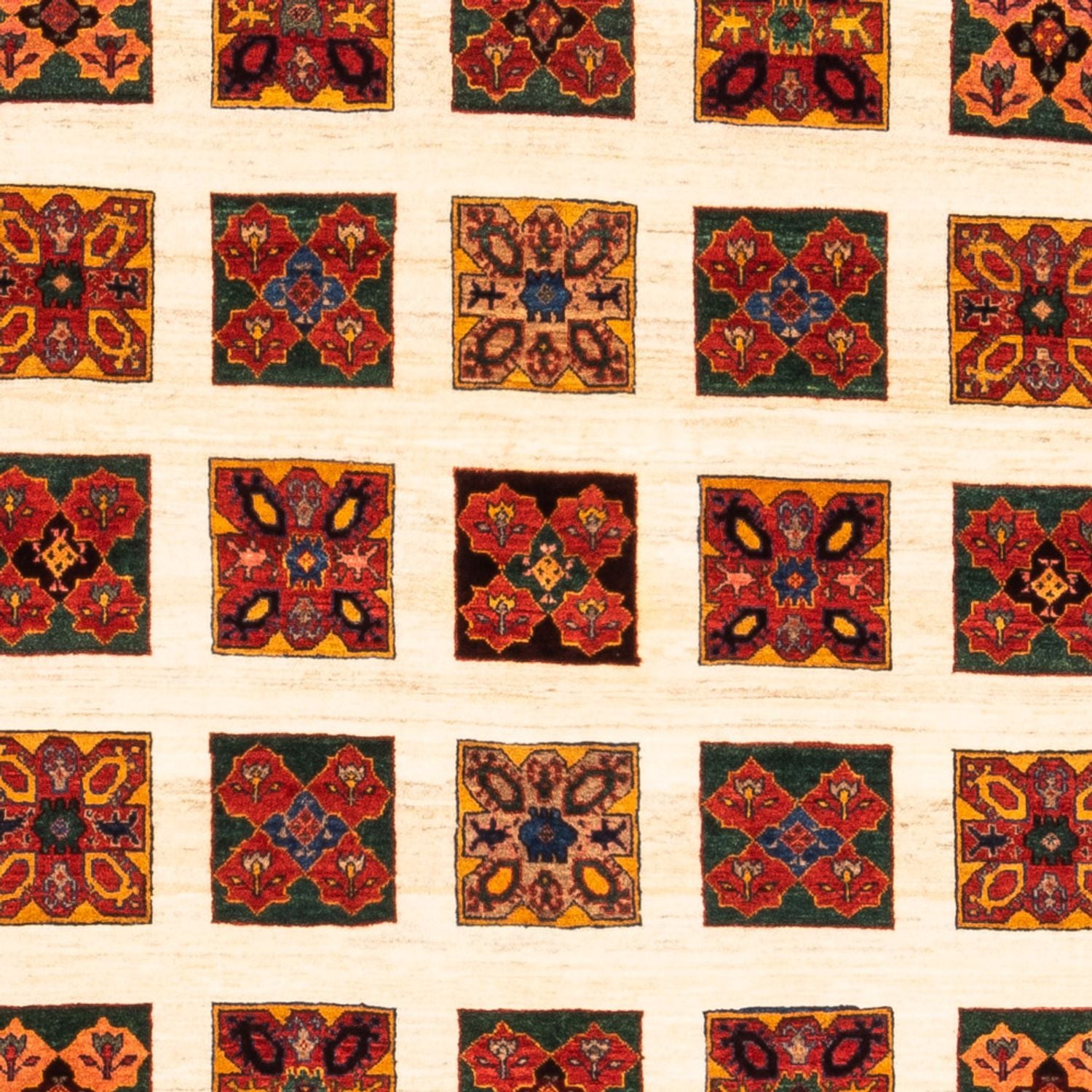 Alfombra Gabbeh - Persa - 204 x 157 cm - crema