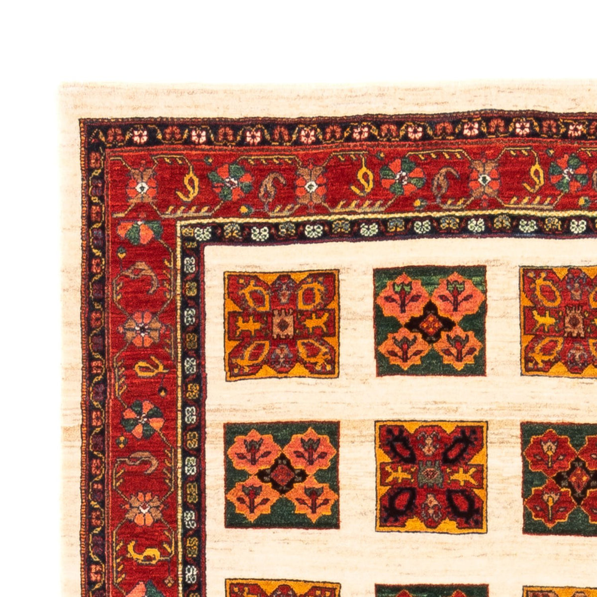 Alfombra Gabbeh - Persa - 204 x 157 cm - crema