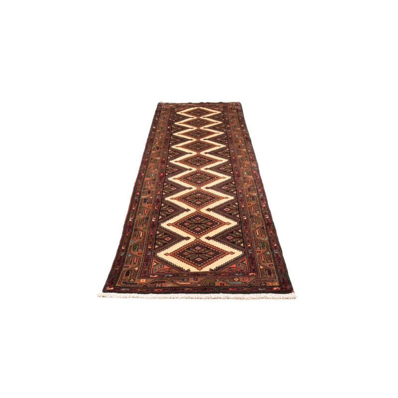 Alfombra de pasillo Alfombra persa - Nómada - 307 x 82 cm - crema