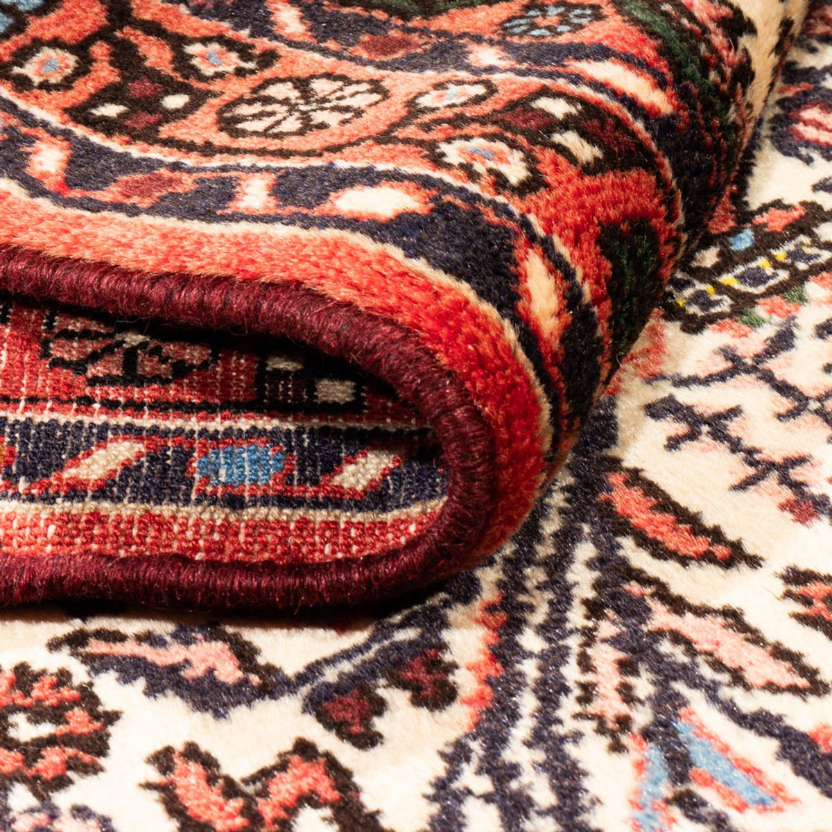 Alfombra de pasillo Alfombra persa - Nómada - 283 x 73 cm - beige