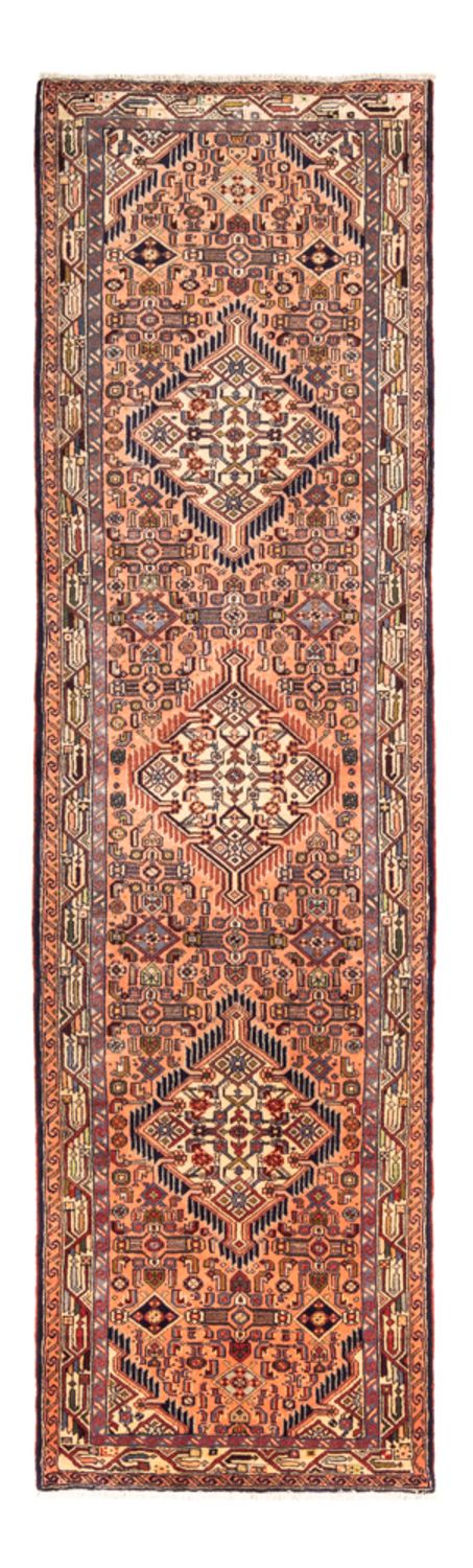Alfombra de pasillo Alfombra persa - Nómada - 284 x 80 cm - salmón
