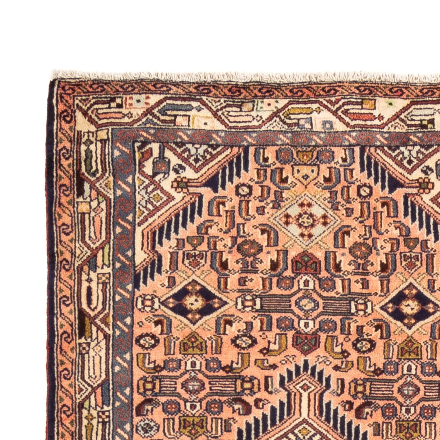 Alfombra de pasillo Alfombra persa - Nómada - 284 x 80 cm - salmón