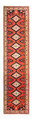 Alfombra de pasillo Alfombra Kelim - Oriental - 310 x 75 cm - rojo