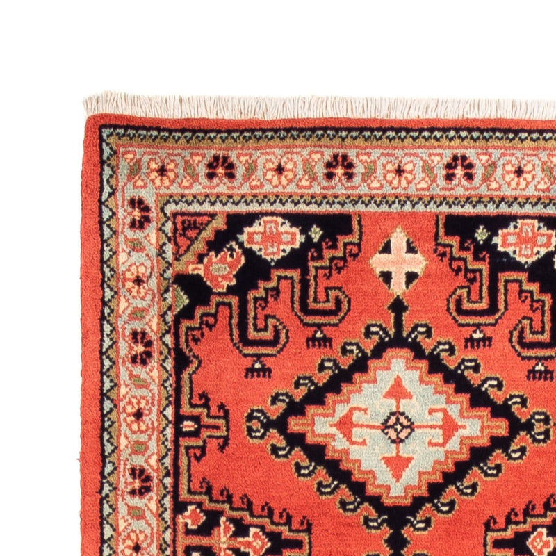 Alfombra de pasillo Alfombra Kelim - Oriental - 310 x 75 cm - rojo