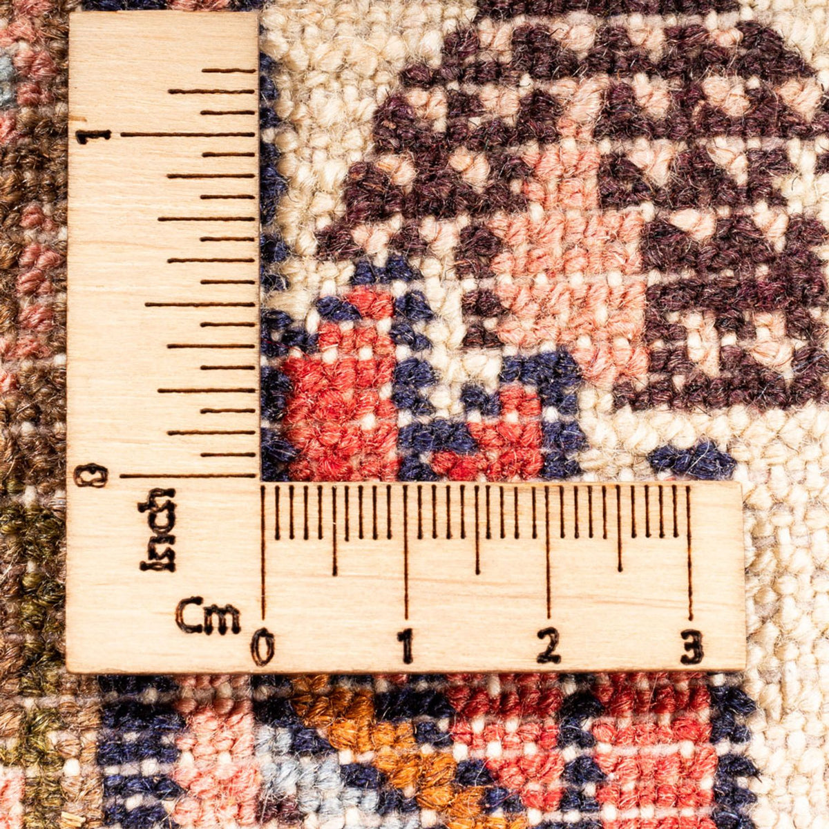 Alfombra de pasillo Alfombra persa - Nómada - 306 x 80 cm - crema