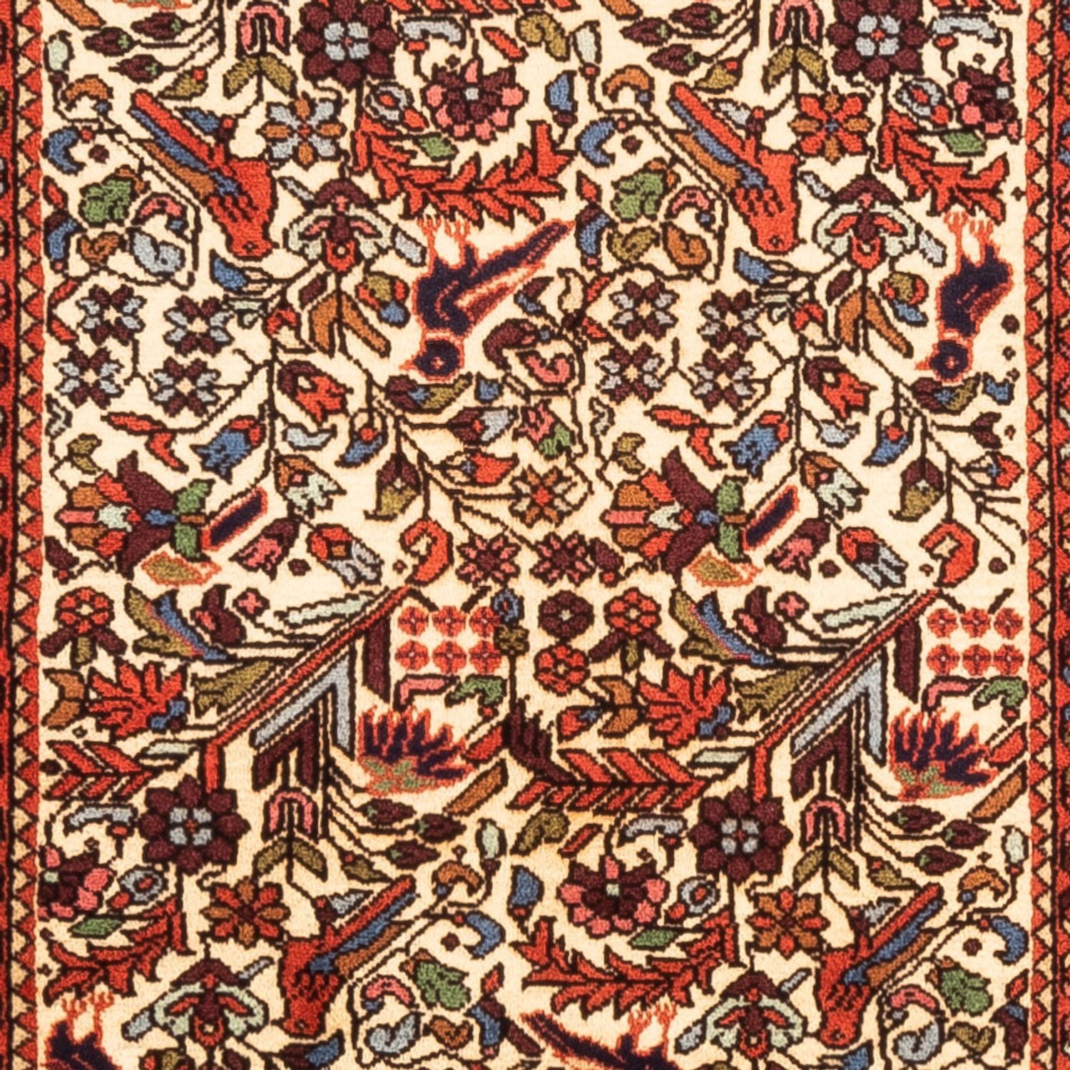 Alfombra de pasillo Alfombra persa - Nómada - 294 x 85 cm - salmón