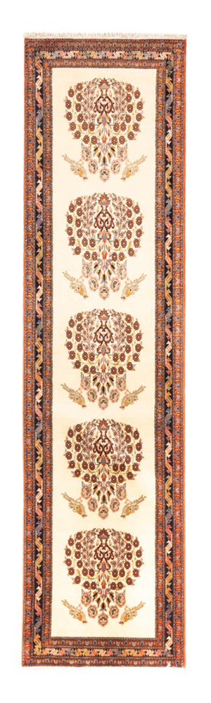 Alfombra de pasillo Alfombra persa - Nómada - 290 x 75 cm - crema