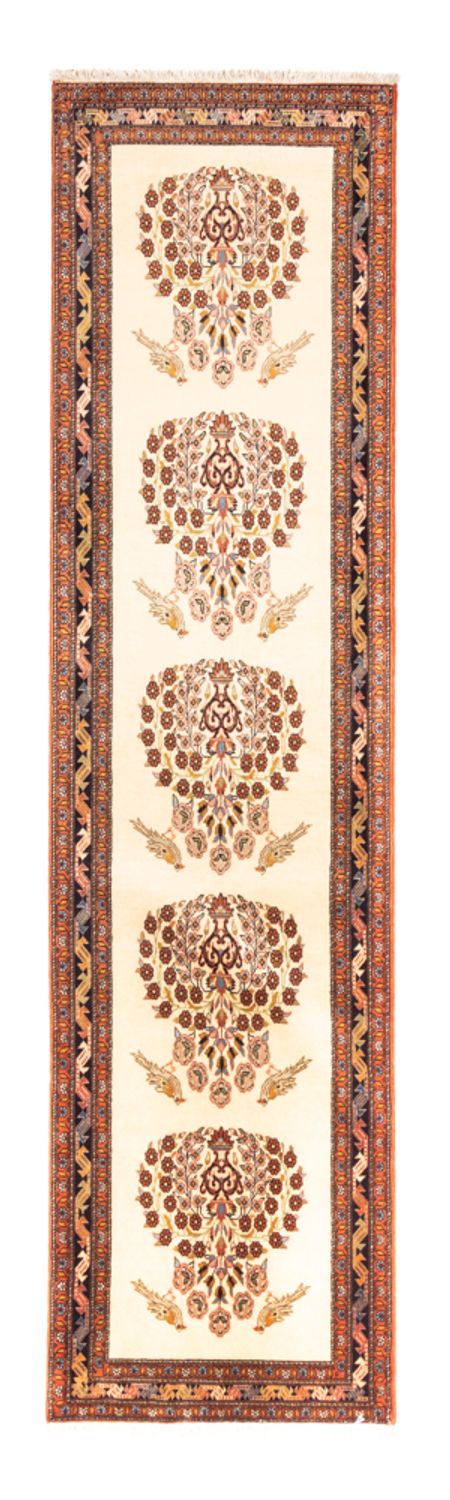 Alfombra de pasillo Alfombra persa - Nómada - 290 x 75 cm - crema