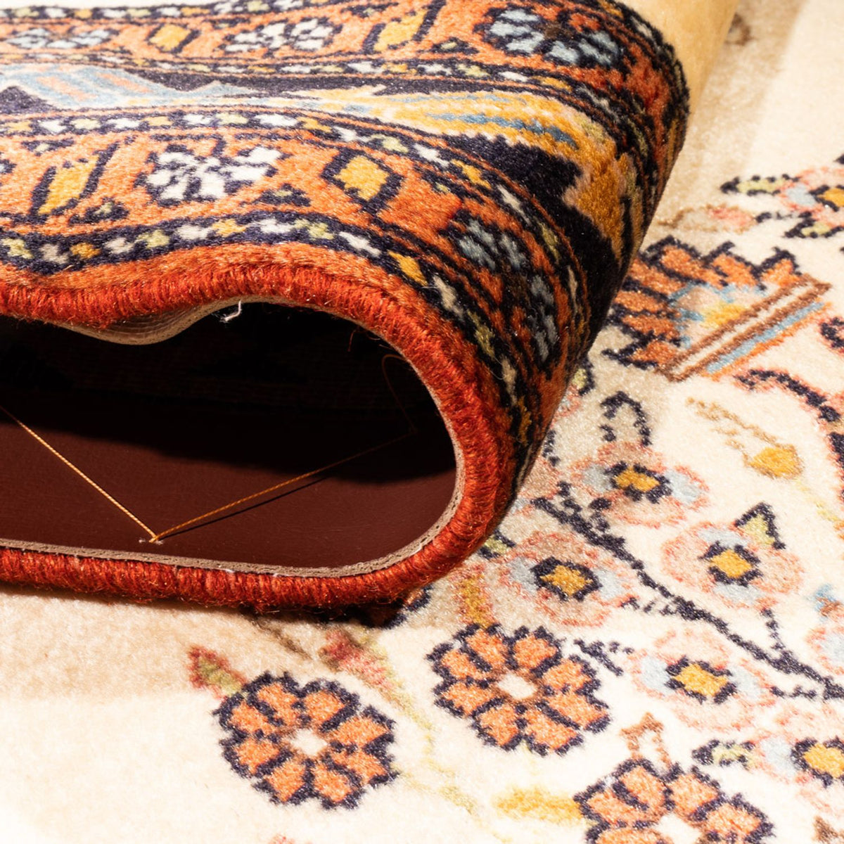 Alfombra de pasillo Alfombra persa - Nómada - 290 x 75 cm - crema