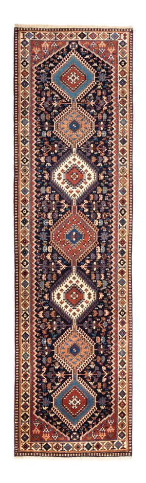 Alfombra de pasillo Alfombra persa - Nómada - 290 x 80 cm - azul oscuro