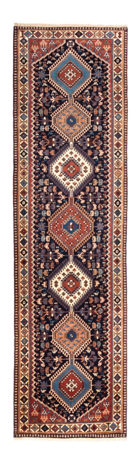 Alfombra de pasillo Alfombra persa - Nómada - 290 x 80 cm - azul oscuro