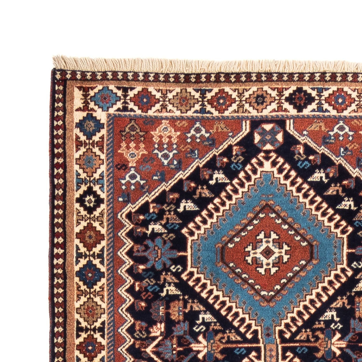 Alfombra de pasillo Alfombra persa - Nómada - 290 x 80 cm - azul oscuro