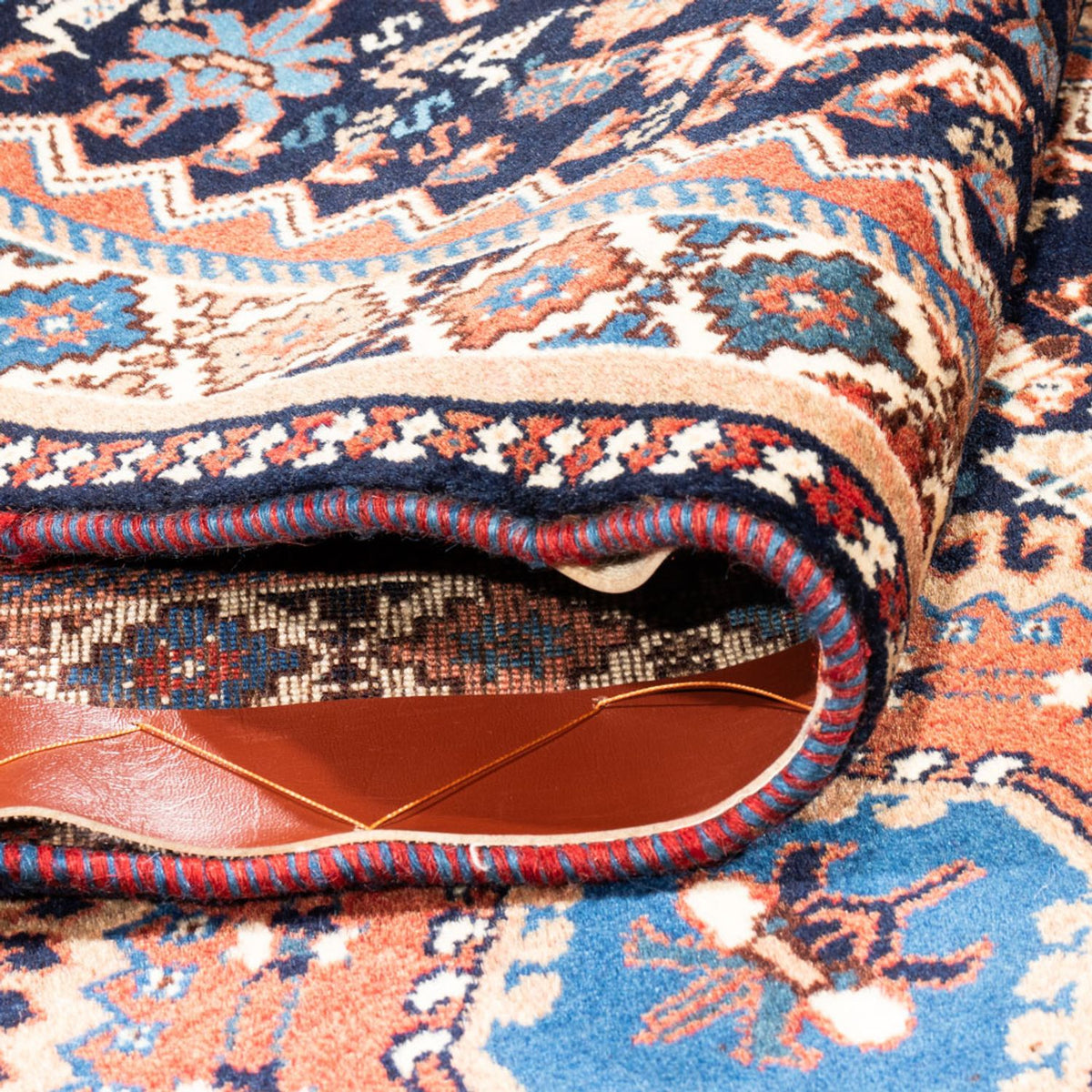 Alfombra de pasillo Alfombra persa - Nómada - 290 x 80 cm - azul oscuro