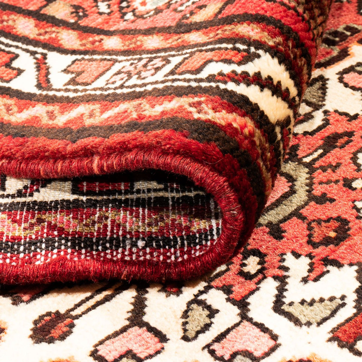 Alfombra de pasillo Alfombra persa - Nómada - 298 x 85 cm - rojo