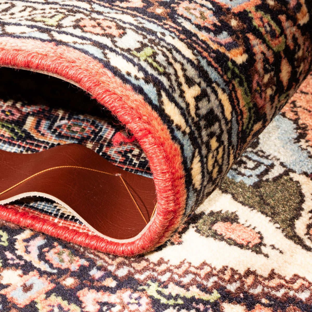 Alfombra de pasillo Alfombra persa - Clásica - 248 x 50 cm - salmón