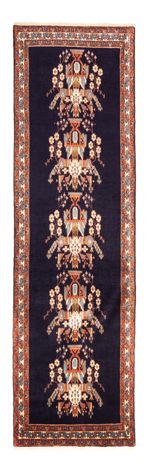 Alfombra de pasillo Alfombra persa - Nómada - 267 x 77 cm - azul oscuro