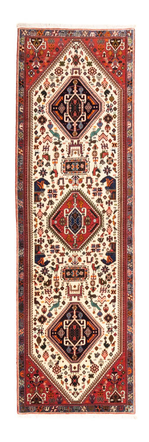 Alfombra de pasillo Alfombra persa - Nómada - 250 x 77 cm - crema