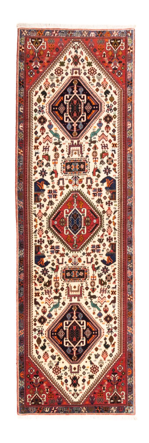 Alfombra de pasillo Alfombra persa - Nómada - 250 x 77 cm - crema