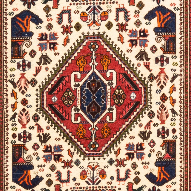Alfombra de pasillo Alfombra persa - Nómada - 250 x 77 cm - crema