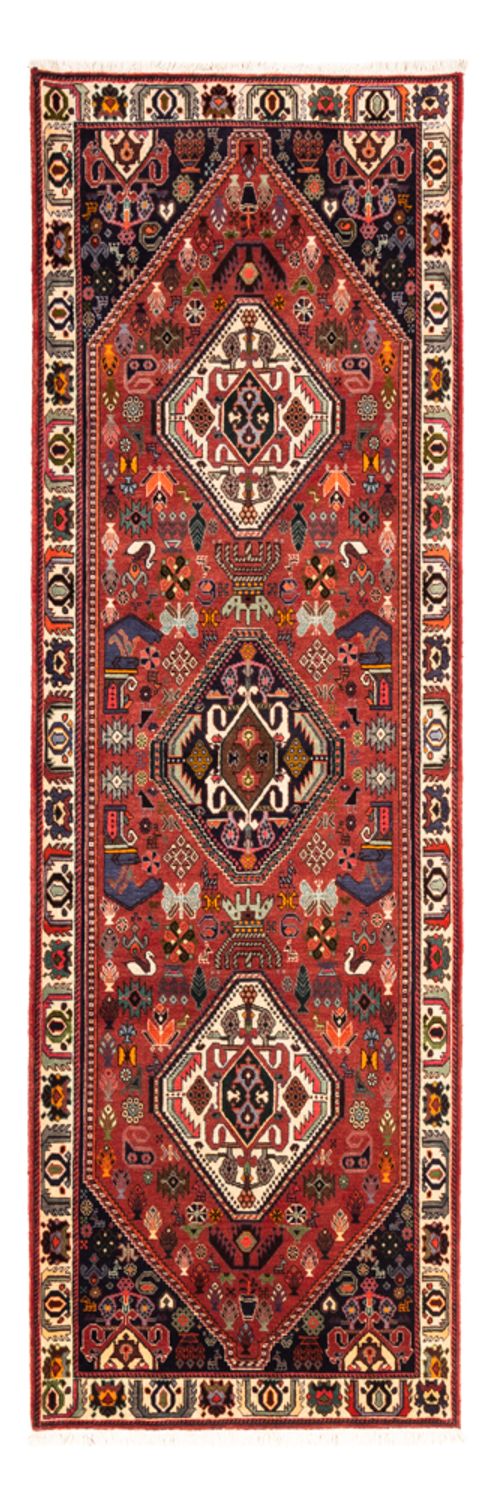 Alfombra de pasillo Alfombra persa - Nómada - 258 x 80 cm - rojo