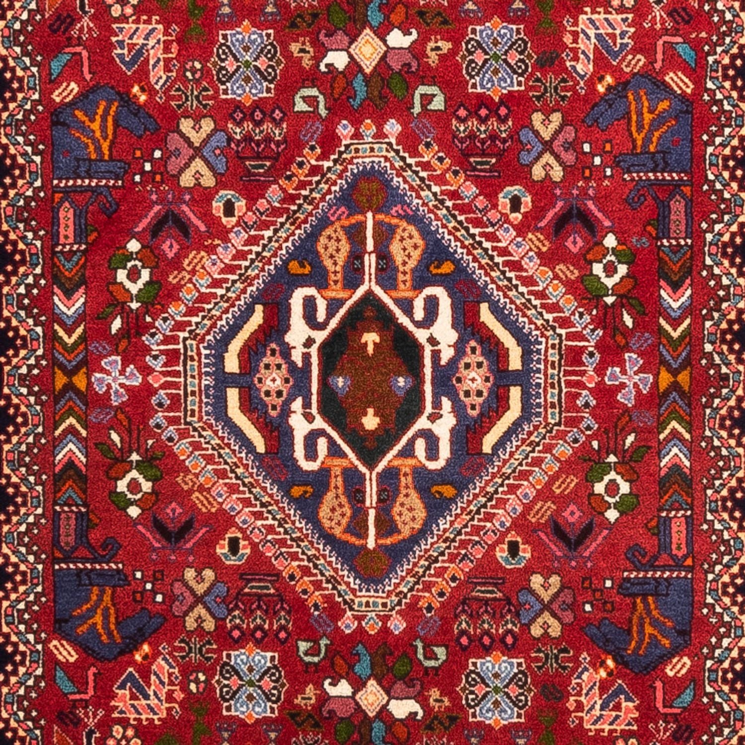 Alfombra de pasillo Alfombra persa - Nómada - 248 x 83 cm - rojo