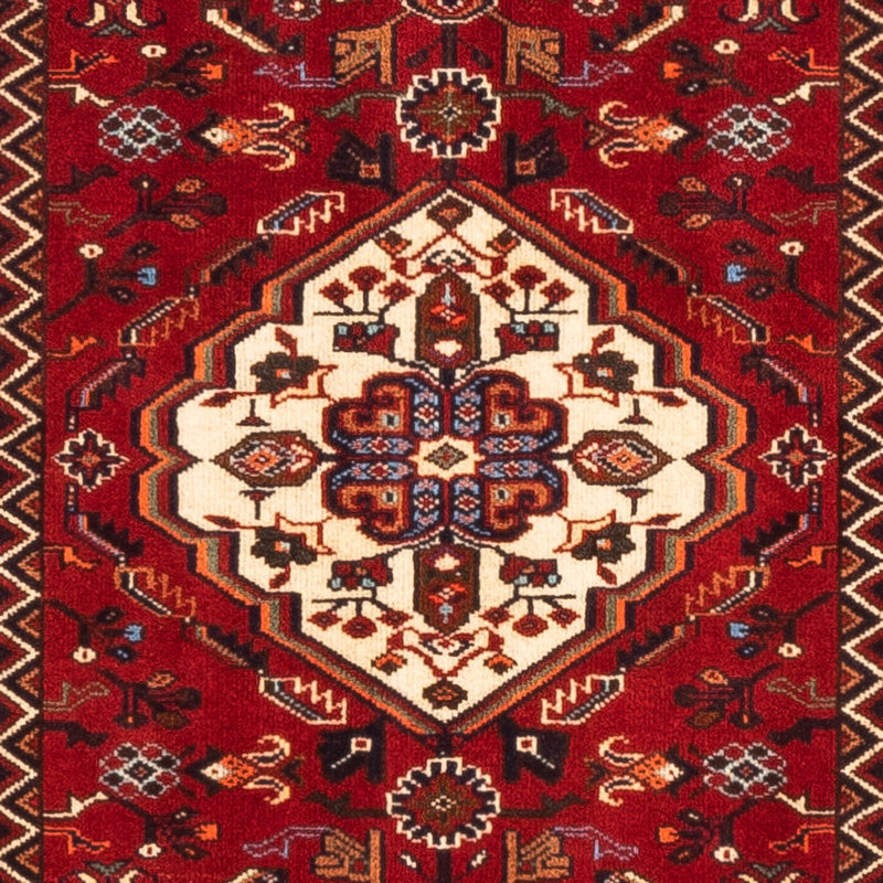 Alfombra de pasillo Alfombra persa - Nómada - 248 x 85 cm - rojo