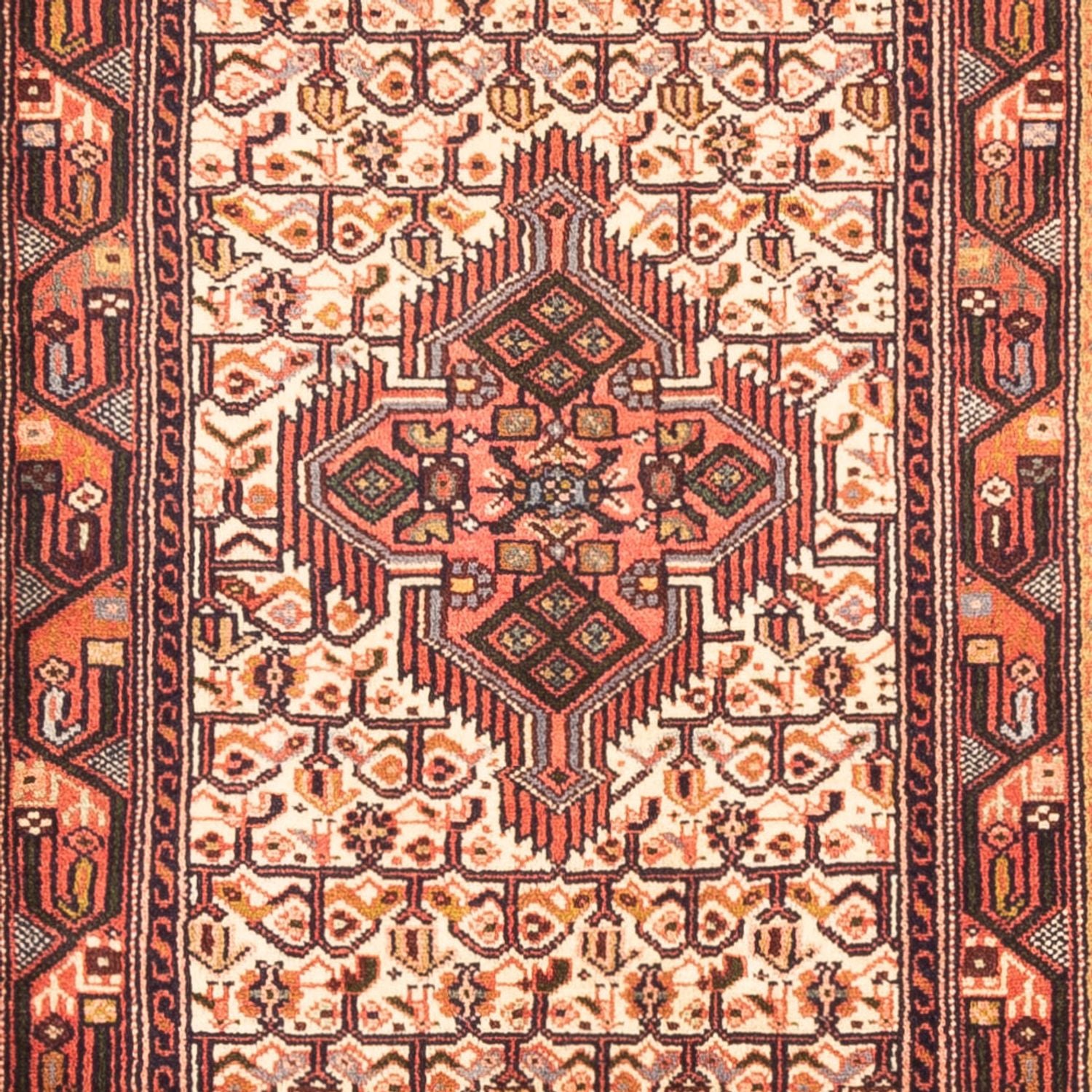 Alfombra de pasillo Alfombra persa - Nómada - 290 x 83 cm - crema