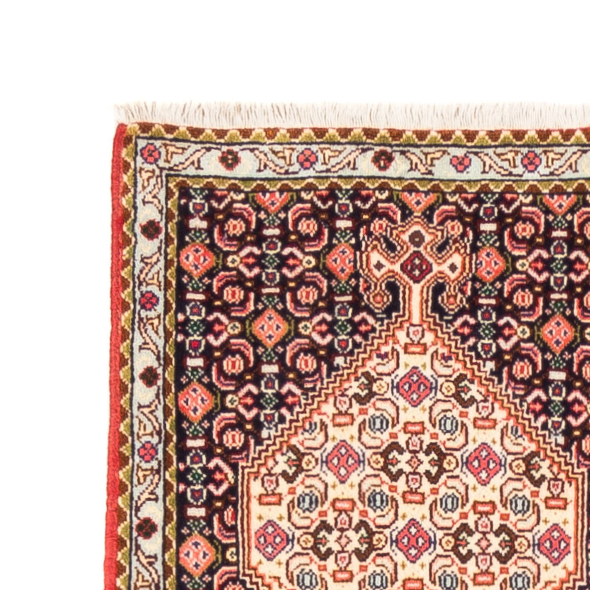 Alfombra de pasillo Alfombra persa - Clásica - 246 x 57 cm - crema