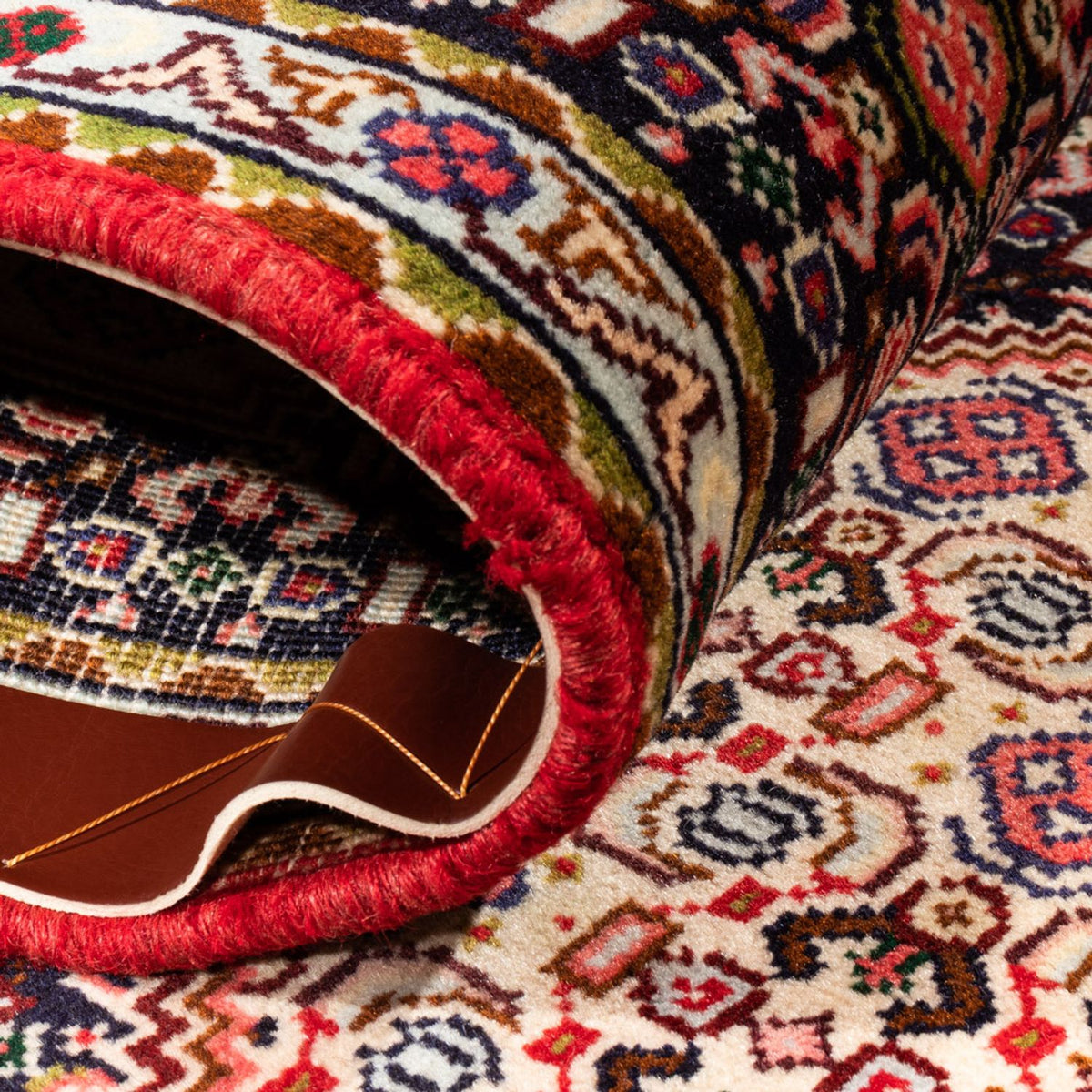 Alfombra de pasillo Alfombra persa - Clásica - 246 x 57 cm - crema