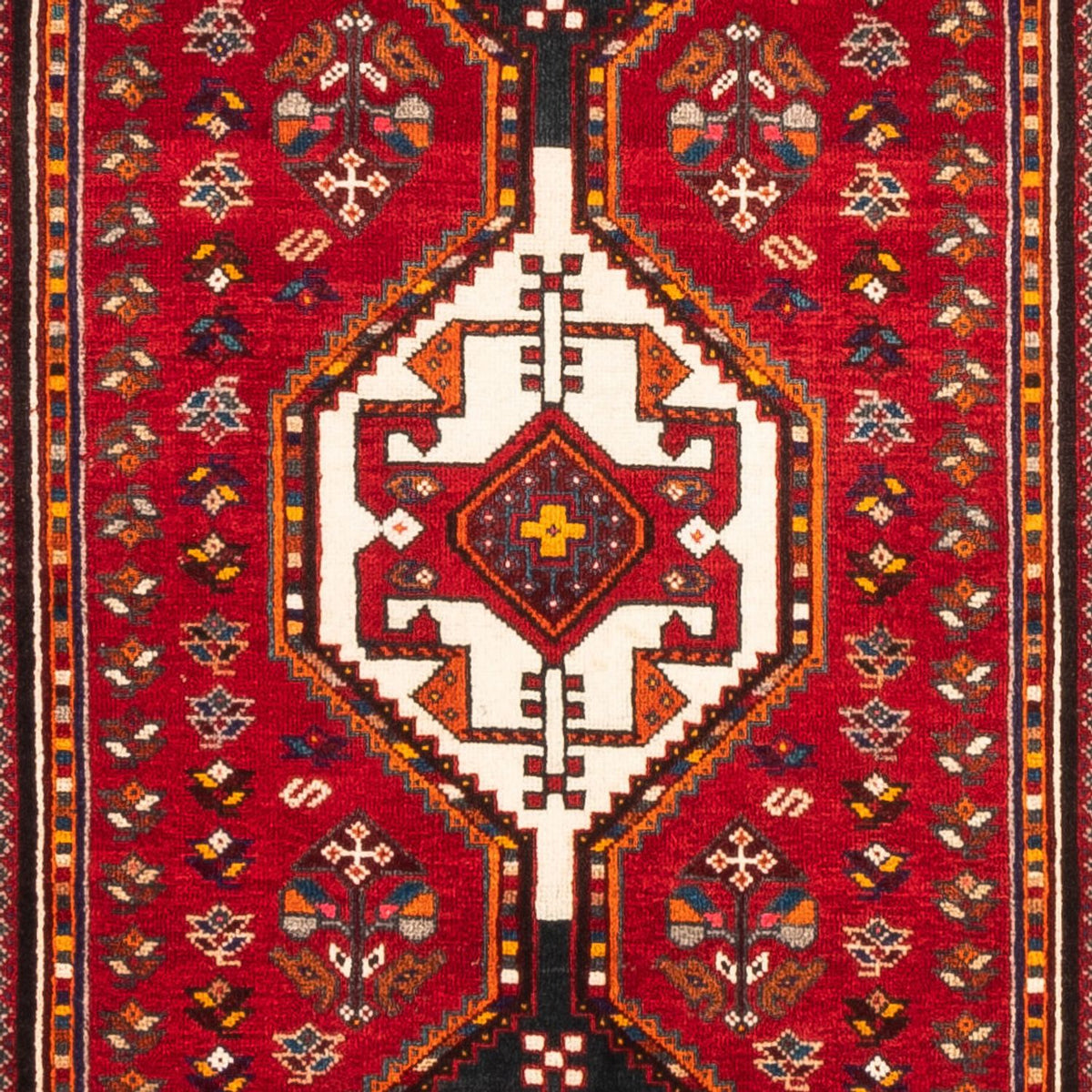Alfombra de pasillo Alfombra persa - Nómada - 282 x 82 cm - rojo