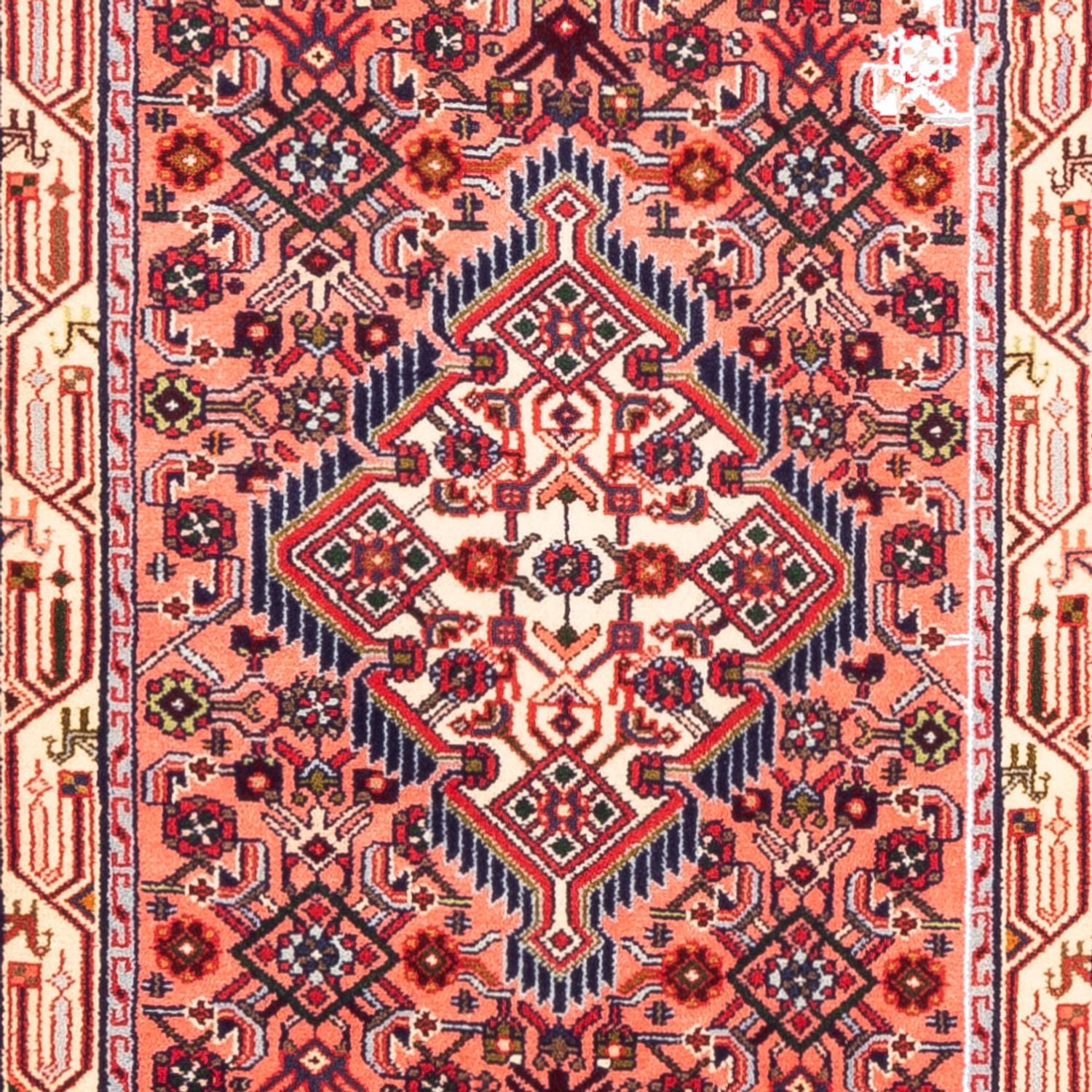Alfombra de pasillo Alfombra persa - Nómada - 304 x 82 cm - rojo