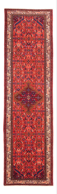 Alfombra de pasillo Alfombra persa - Nómada - 284 x 79 cm - rojo