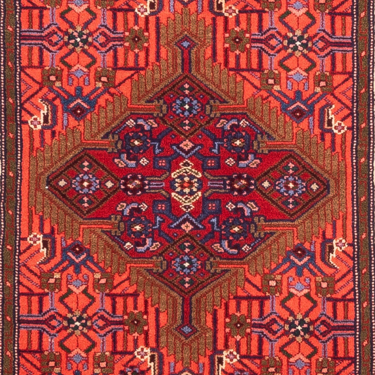 Alfombra de pasillo Alfombra persa - Nómada - 284 x 79 cm - rojo