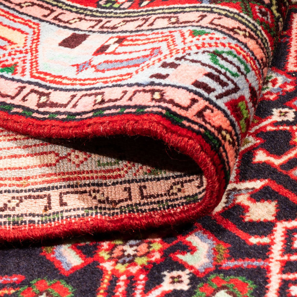 Alfombra de pasillo Alfombra persa - Nómada - 273 x 75 cm - rojo