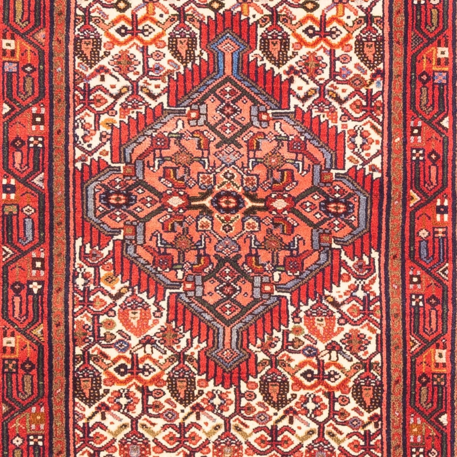 Alfombra de pasillo Alfombra persa - Nómada - 312 x 73 cm - crema