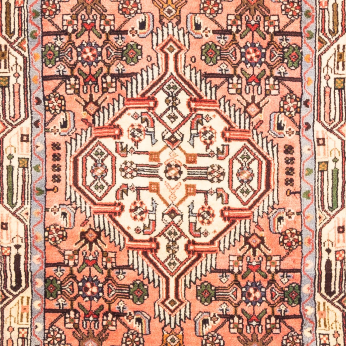 Alfombra de pasillo Alfombra persa - Nómada - 297 x 80 cm - rojo