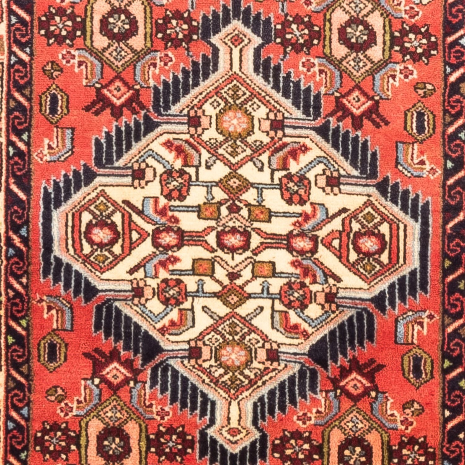 Alfombra de pasillo Alfombra persa - Nómada - 312 x 78 cm - rojo