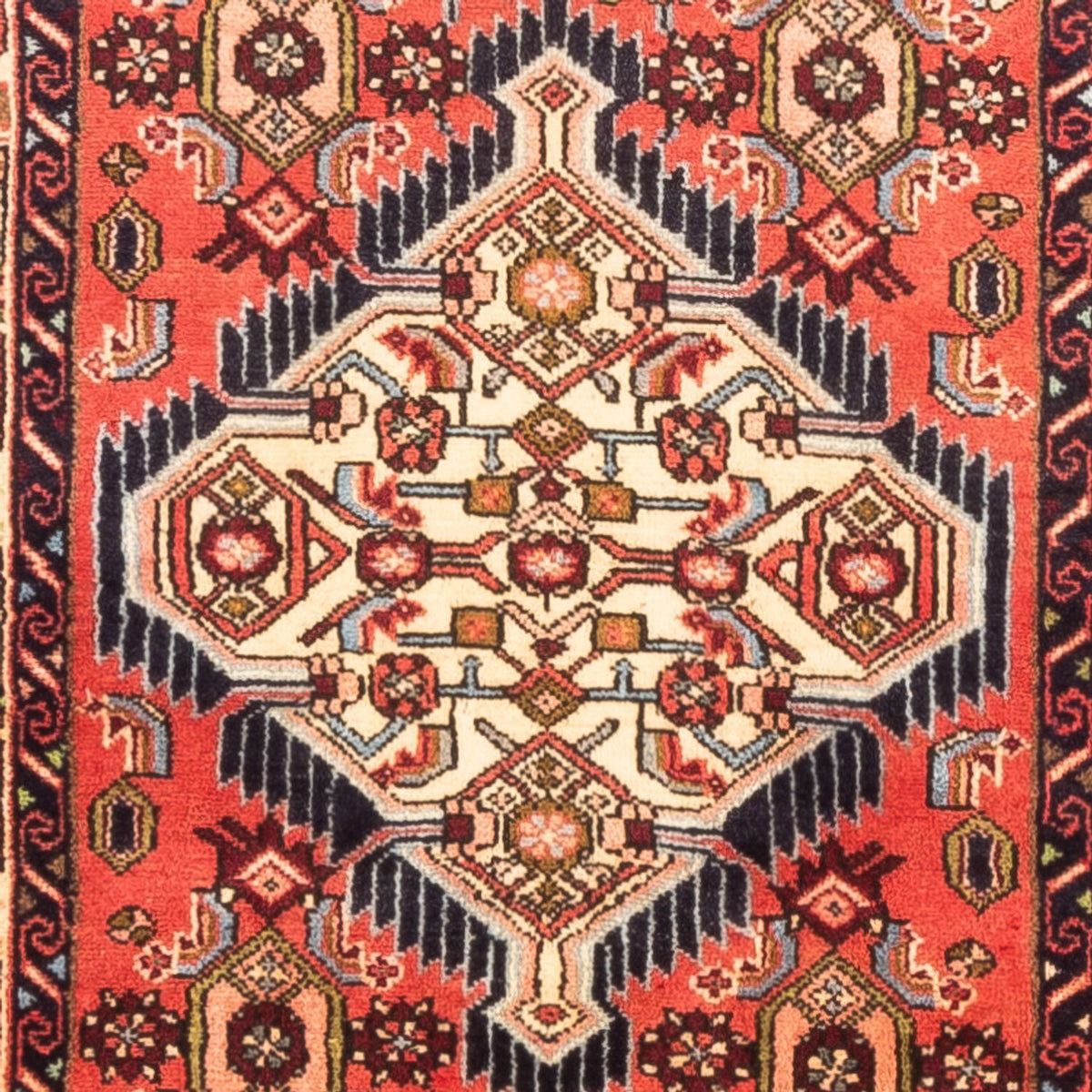 Alfombra de pasillo Alfombra persa - Nómada - 312 x 78 cm - rojo