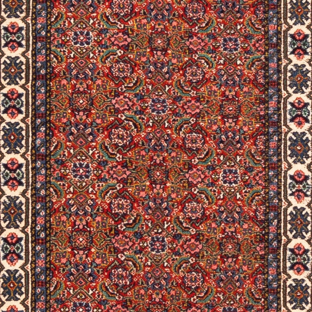 Alfombra de pasillo Alfombra persa - Tabriz - 330 x 70 cm - rojo