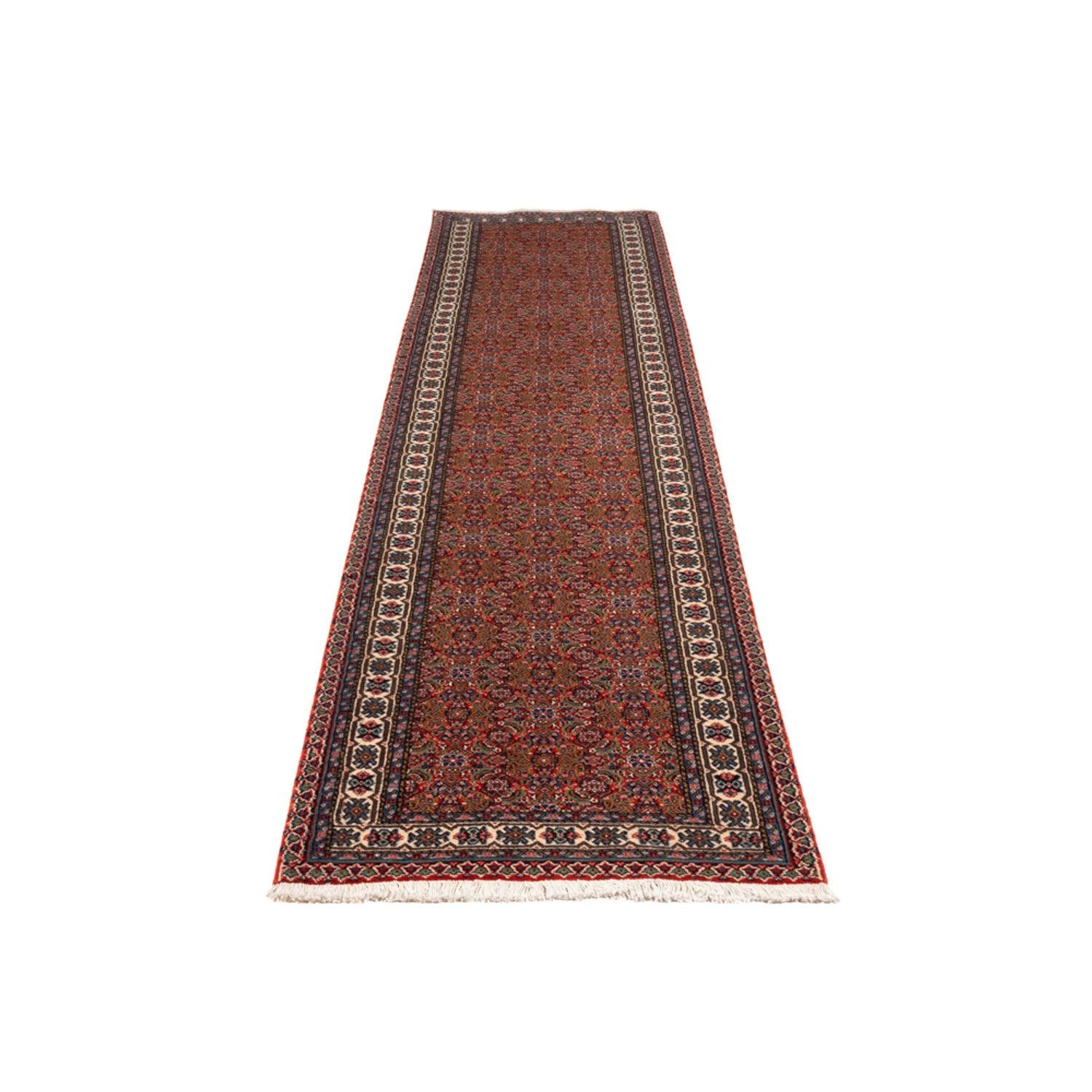 Alfombra de pasillo Alfombra persa - Tabriz - 330 x 70 cm - rojo