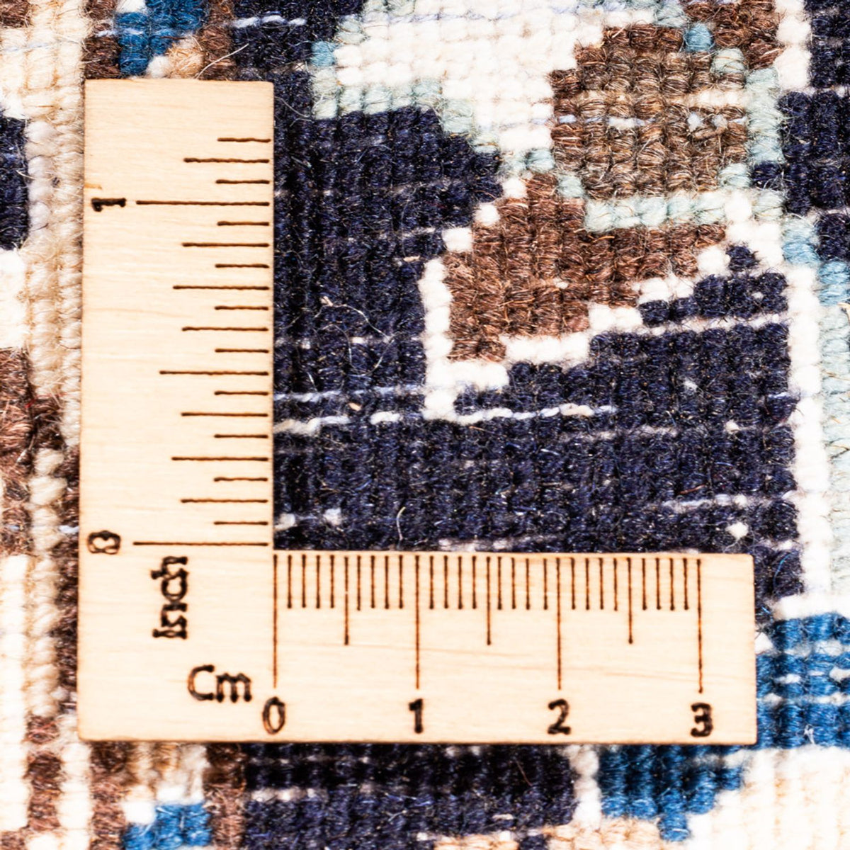 Alfombra de pasillo Alfombra persa - Nain - 281 x 72 cm - azul oscuro