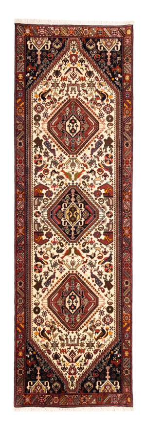 Alfombra de pasillo Alfombra persa - Nómada - 253 x 80 cm - crema