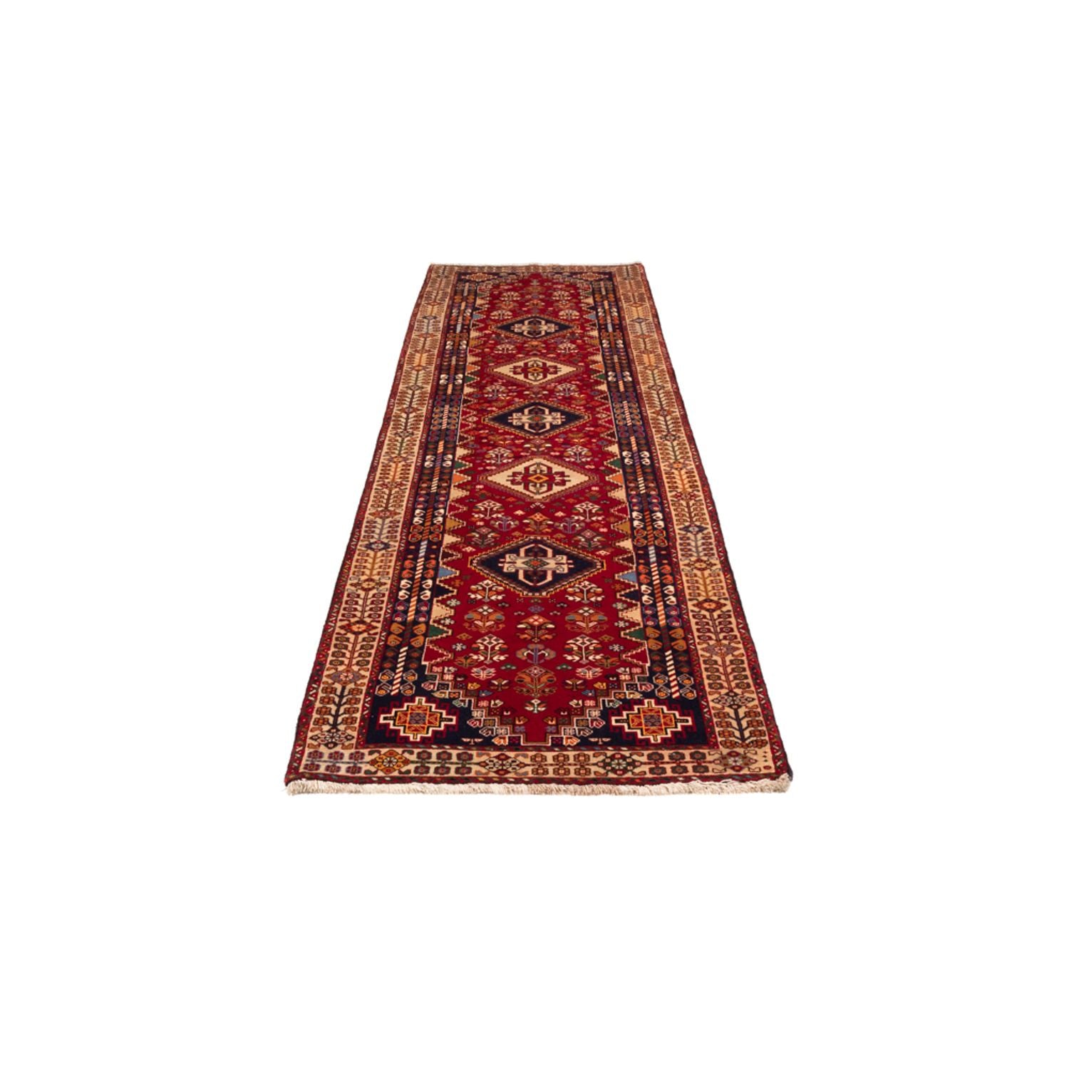 Alfombra de pasillo Alfombra persa - Nómada - 320 x 82 cm - rojo
