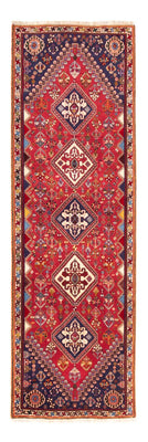 Alfombra de pasillo Alfombra Gabbeh - Persa Kashkuli - 238 x 72 cm - rojo