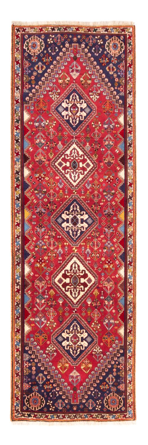 Alfombra de pasillo Alfombra Gabbeh - Persa Kashkuli - 238 x 72 cm - rojo