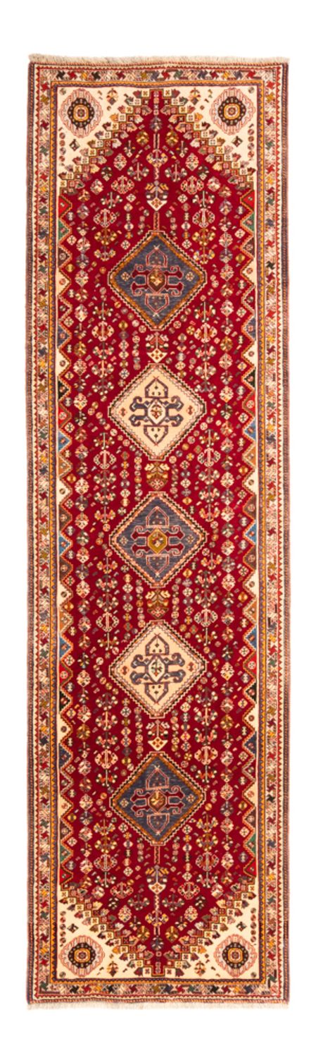 Alfombra de pasillo Alfombra persa - Nómada - 278 x 77 cm - rojo