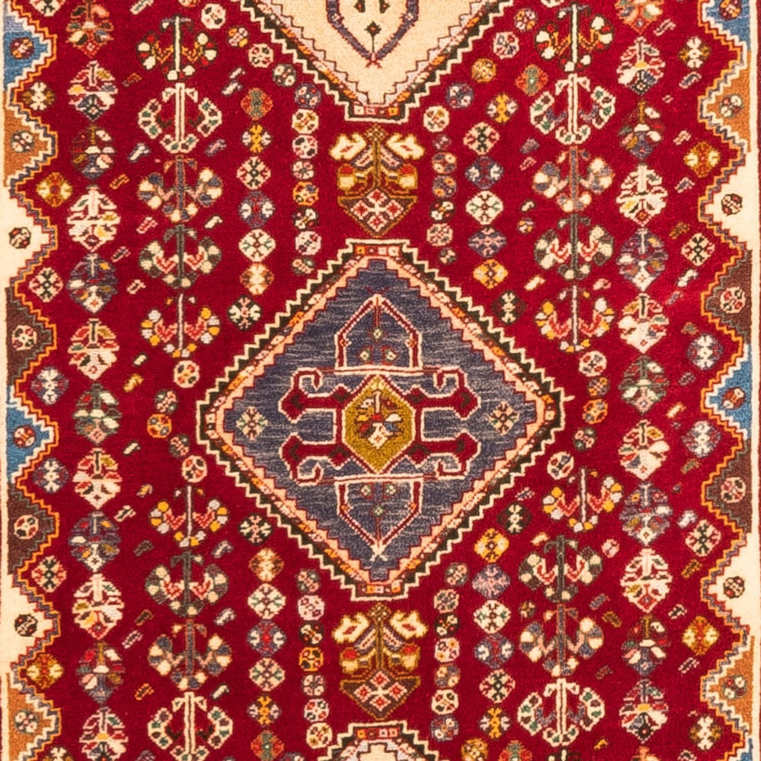 Alfombra de pasillo Alfombra persa - Nómada - 278 x 77 cm - rojo