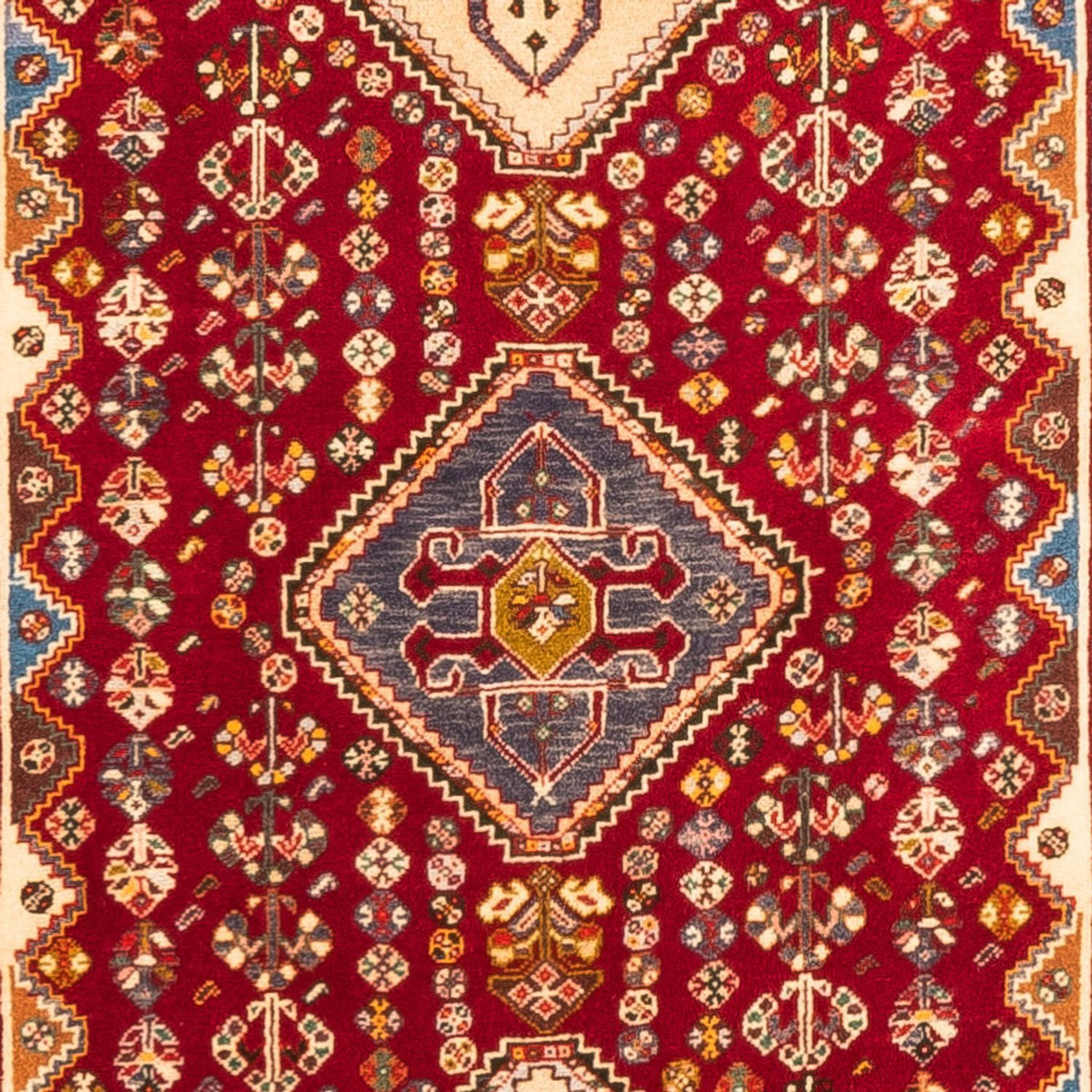 Alfombra de pasillo Alfombra persa - Nómada - 278 x 77 cm - rojo