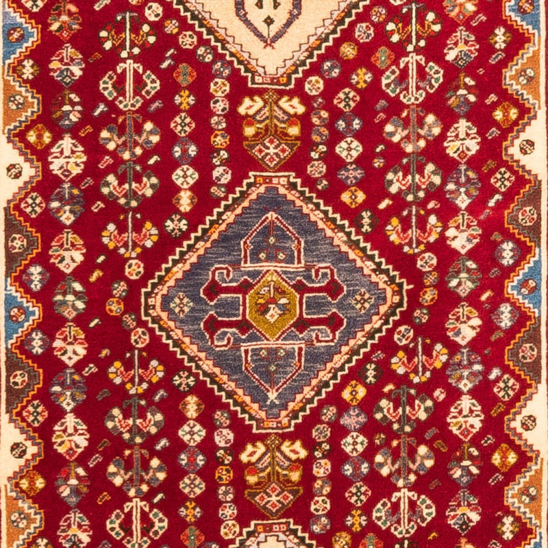 Alfombra de pasillo Alfombra persa - Nómada - 278 x 77 cm - rojo