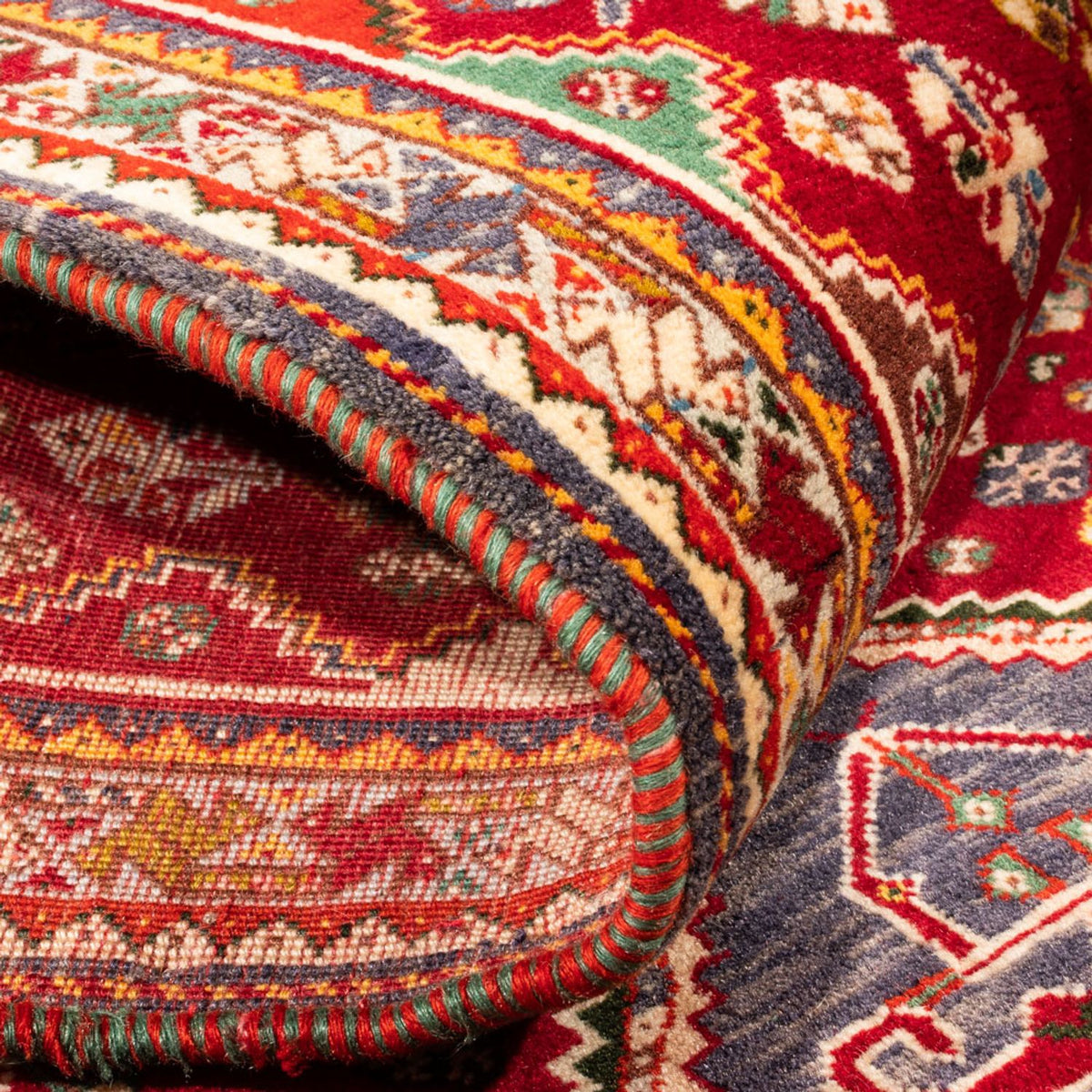 Alfombra de pasillo Alfombra persa - Nómada - 278 x 77 cm - rojo